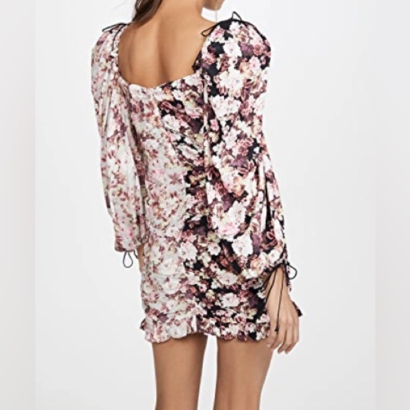 FOR LOVE & LEMONS Houston Mini Dress Floral - Picture 3 of 4